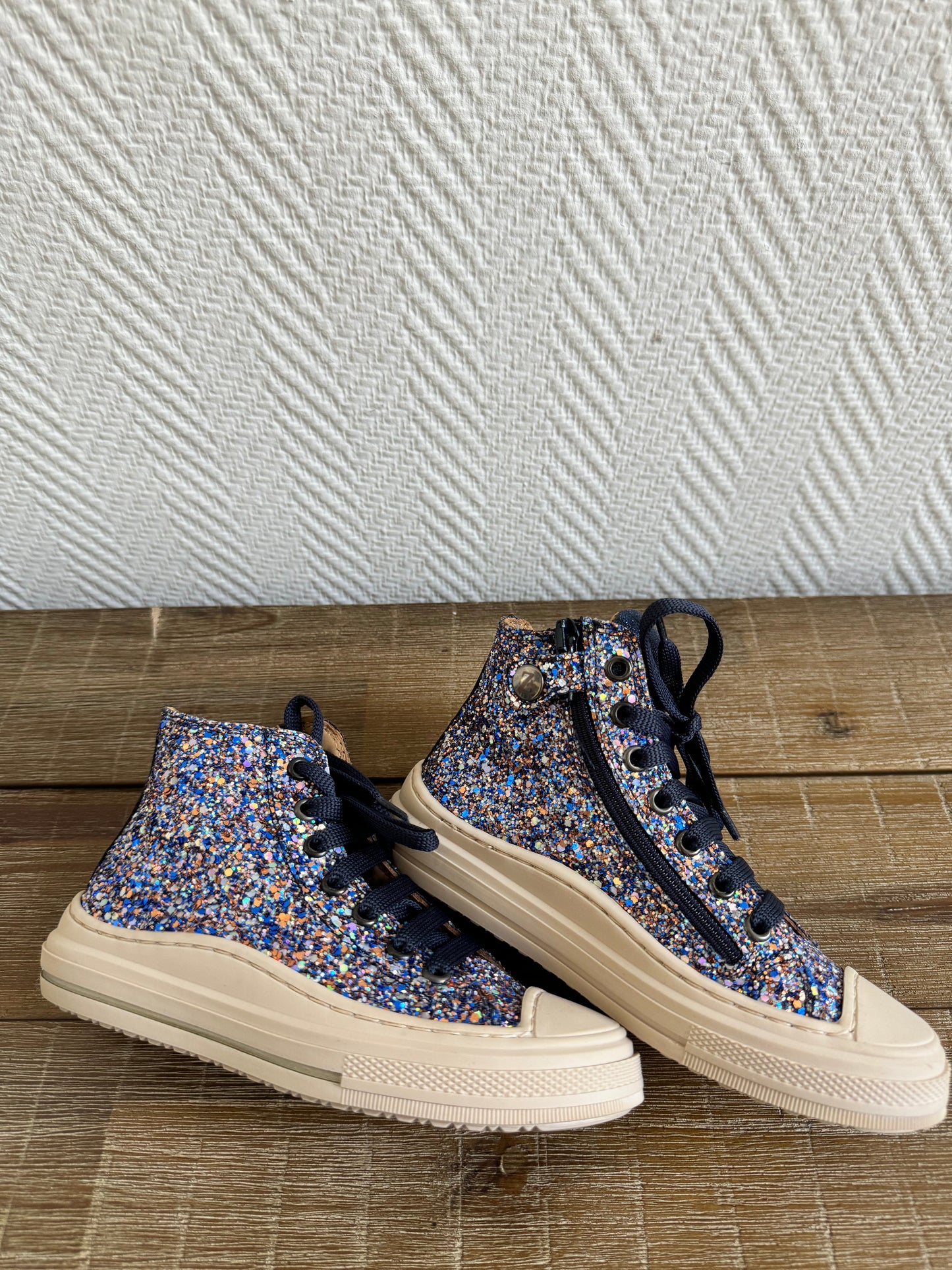 Blue Glitter sneaker