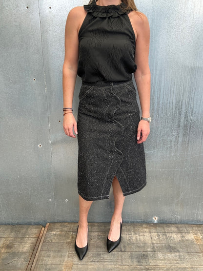 Alba skirt black