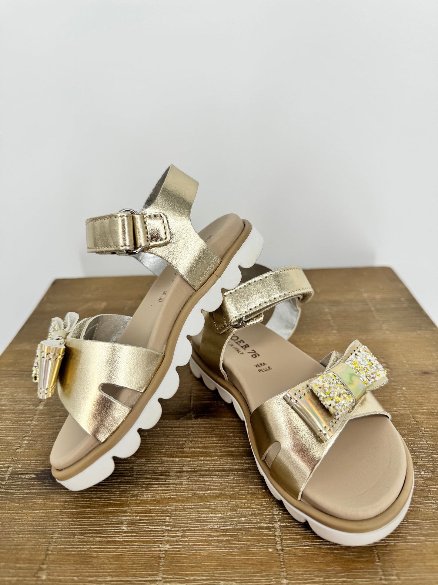 Ecop Gold Platino sandalen