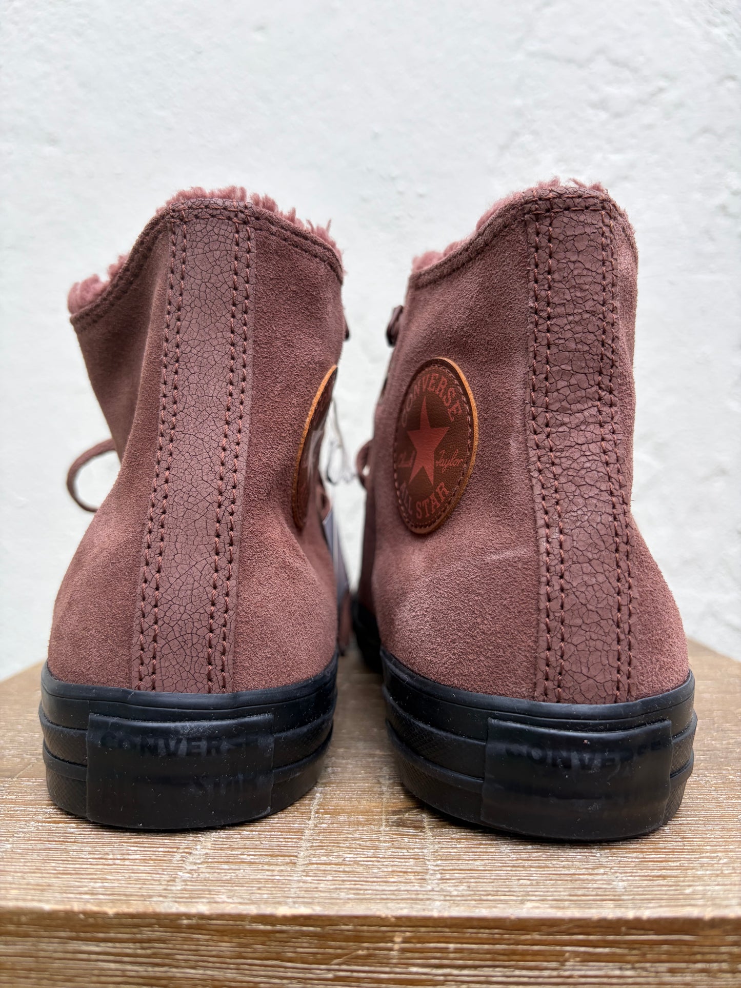 Converse sneakers leather- faux fur