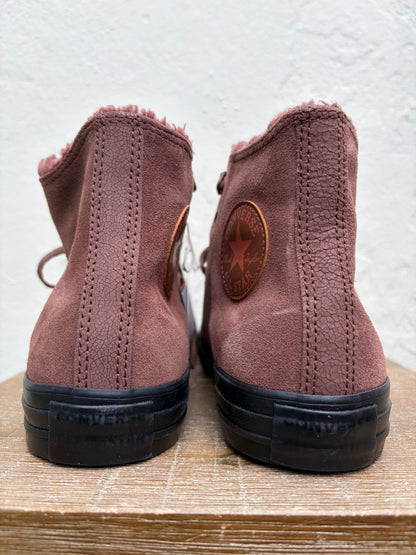 Converse sneakers leather- faux fur