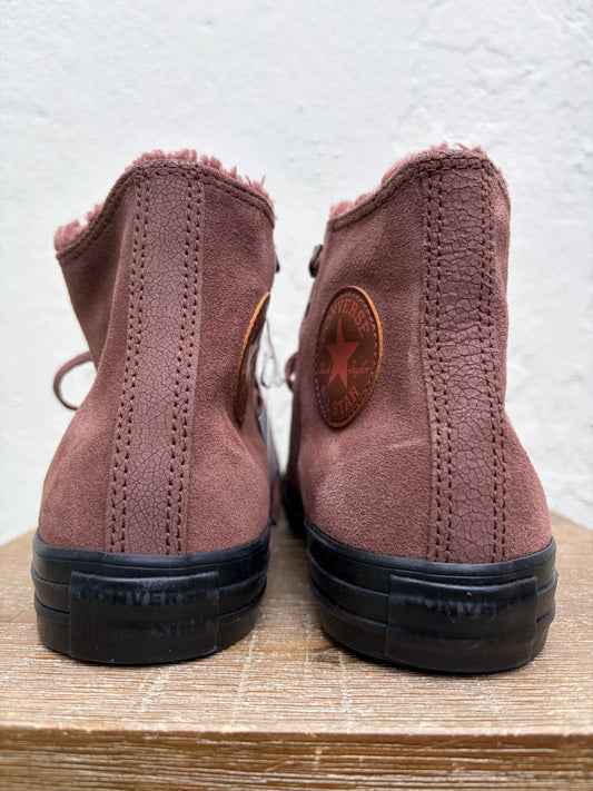 Converse sneakers leather- faux fur