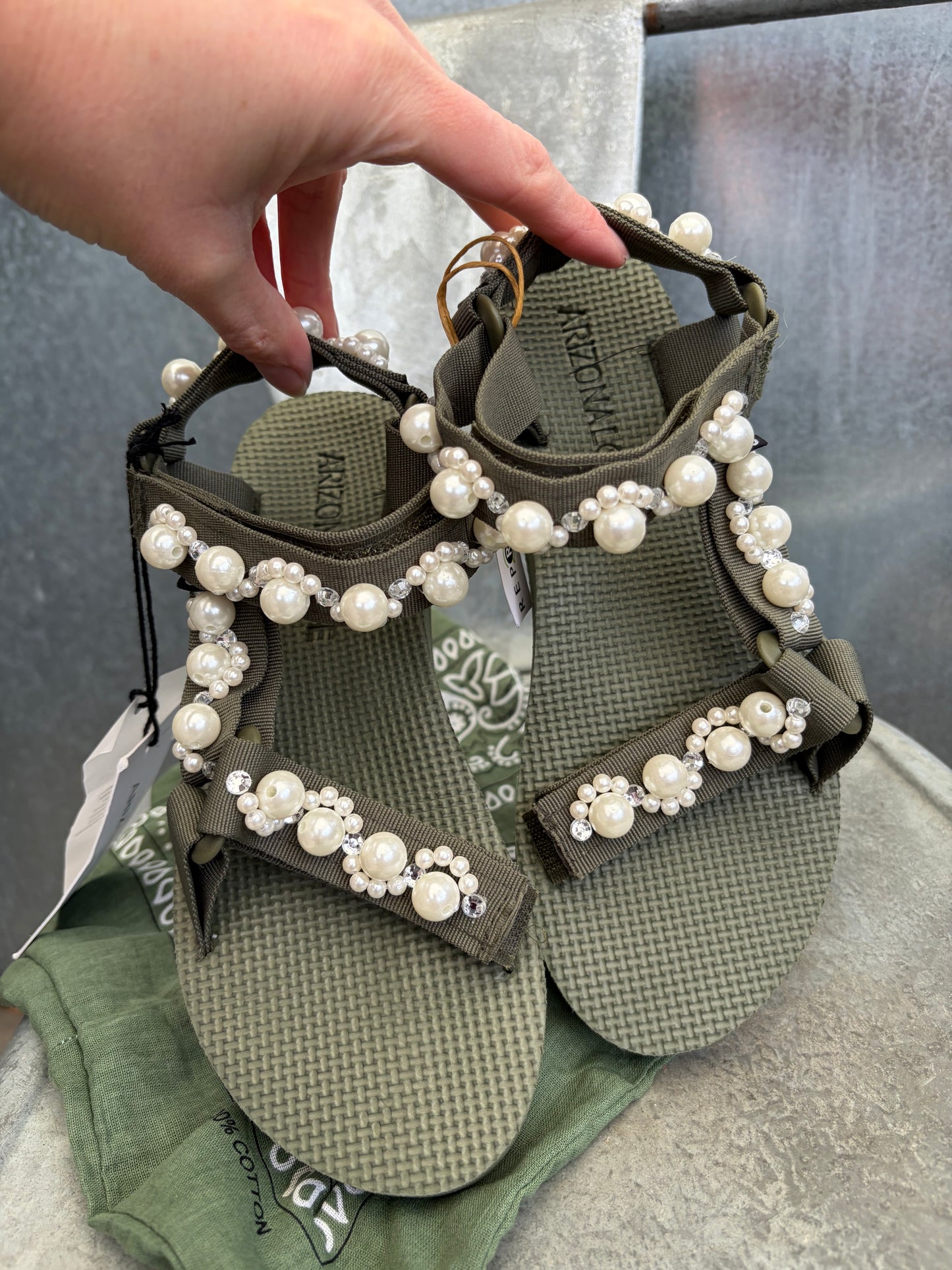 Arizona love sandalen pearl