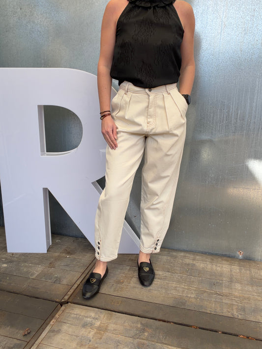 jeans Emanuelle MPRST23P04 ecru L