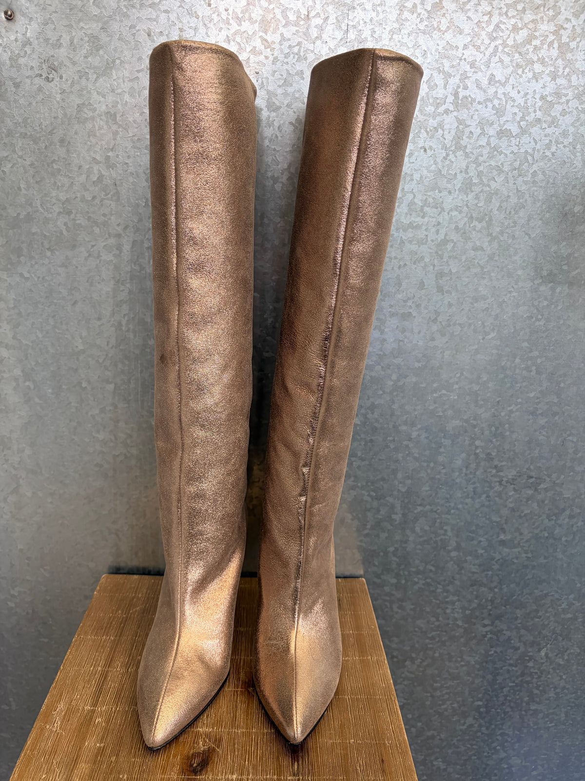 Toral metallic boots 36