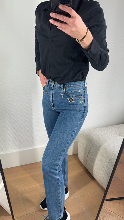 70s straight jeweled stoned indigo jeans (26)