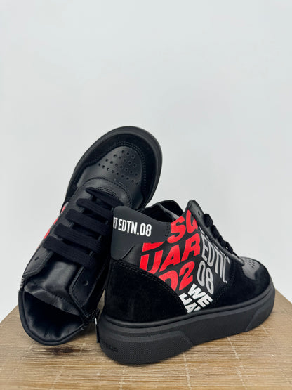 High black red sneaker