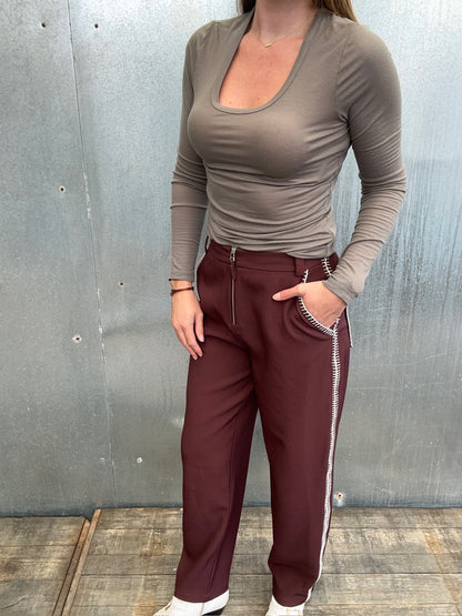 Elle pants Mahogany 38